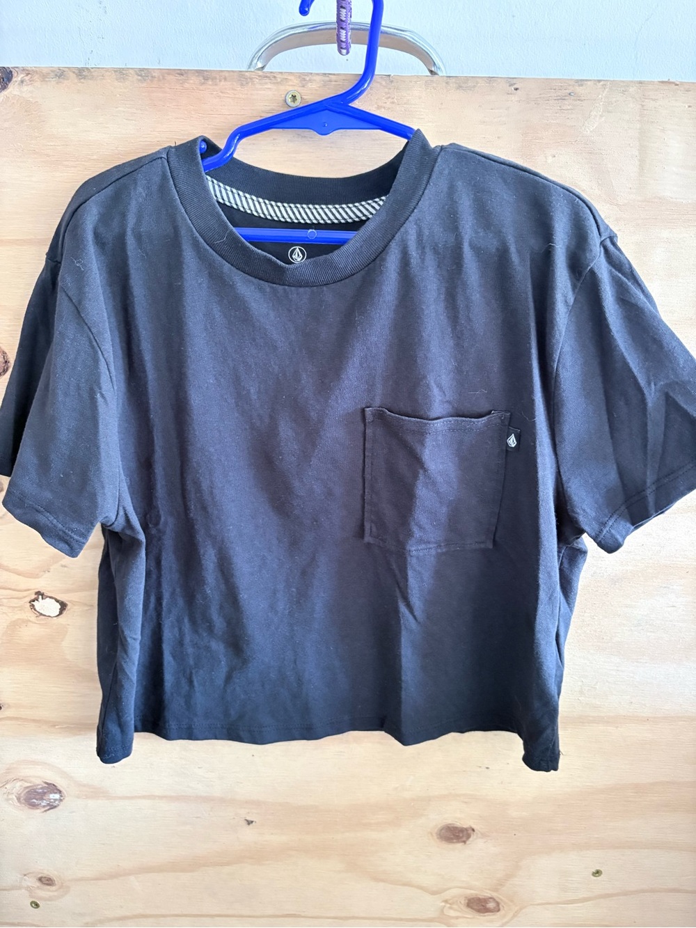 Volcom Men’s Black Short-Sleeve Pocket Tee